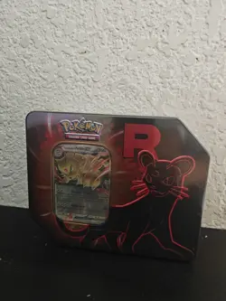 Pokemon TCG Team Rocket Persian Ex Tin Brand New and Sealed Nintendo 2025 - Image 1