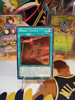 Yugioh Wedju Temple MP25-EN091 1st Edition Prismatic Secret Rare NM - Image 1