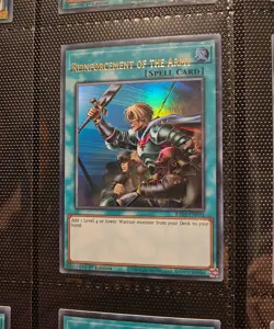yugioh misprint name shift ra01 1st reinforcement of the army ultra - Image 1