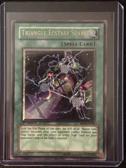Yugioh Triangle Ecstasy Spark RDS-EN039 1st Ed Ultimate Rare Rise of Destiny - Image 1
