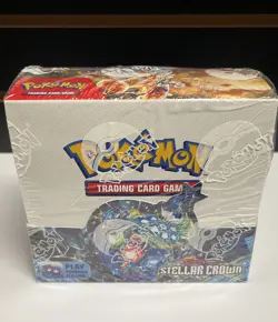 Pokemon TCG Scarlet & Violet Stellar Crown Booster Box Sealed - Image 1