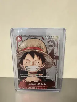Monkey D Luffy (Alternate Art) P-001 25th Anniversary One Piece Promo English LP - Image 1