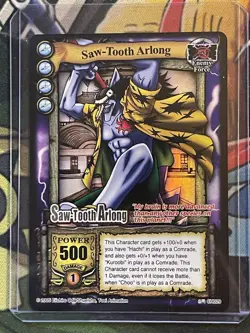One Piece CCG Saw-Tooth Arlong Holofoil SR - Rare Silver Letters 2005 - Image 1