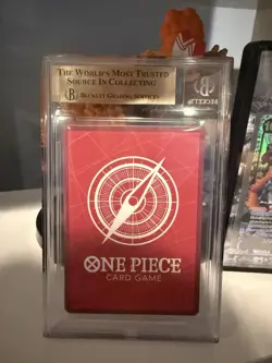 Bandai One Piece CCG Monkey D. Luffy Promo Leader LA Dodgers BGS 9.5 - Image 2
