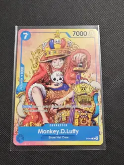 Monkey.D.Luffy (2nd Anniversary Stamped Promo) P-043 One Piece Promotion... - Image 1