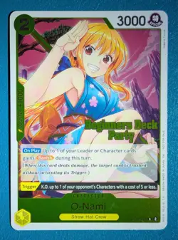 O-Nami #OP06-101 | Beginners Deck Party Stamped | One Piece Participation Pack - Image 1