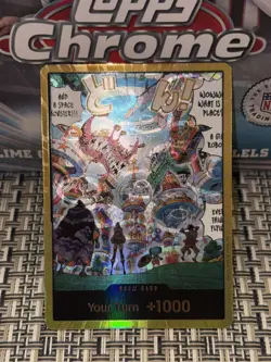 DON!! Card (Egghead) (Gold) The Azure Sea's Seven Foil One Piece - Image 1