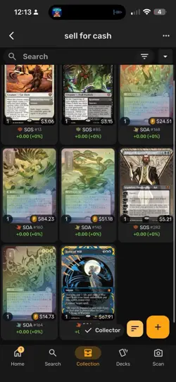 Magic the Gathering Silver Scrolls Cards - Image 1