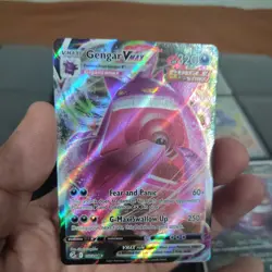 Pokemon Gengar VMAX 157/264 Fusion Strike Ultra Rare Holo Full Art 320HP Card - Image 1