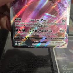 Pokemon Gengar VMAX 157/264 Fusion Strike Ultra Rare Holo Full Art 320HP Card - Image 3