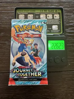 (HEAVY)🔥 22.62g Pokemon TCG Cards Journey Together Booster Pack Factory Sealed✅ - Image 1