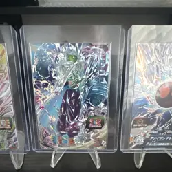 Super Dragon Ball Heroes Bandai Gogeta Vegito Card Lot 10 Holo Japanese - Image 3