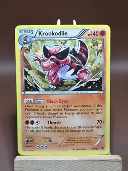DMG Krookodile 62/98 Cracked Ice Holo - Emerging Powers - Pokemon Card - Image 1