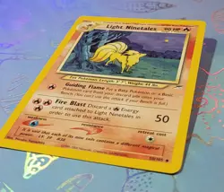 Light Ninetales 50/105 Neo Destiny Pokemon Card VLP - Image 3