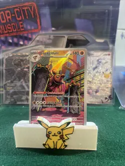 Conkeldurr 127/086 Sv: Black Bolt Illustration Rare Near Mint Pokemon Card Tcg - Image 1