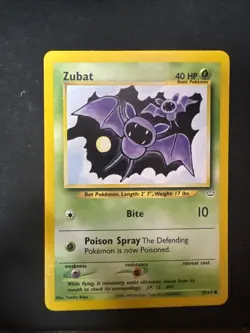 Pokemon Zubat Neo Revelation 59/64 Common Card Vintage 2001 WOTC D8 - Image 1