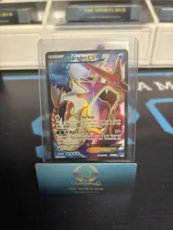 Pokemon Gyarados EX TCG Full Art Holo Ultra Rare Card 114/122 - Image 1
