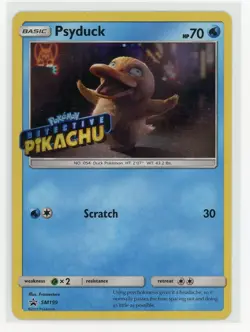 Pokemon TCG - Psyduck SM199 - Sun & Moon Promos - Stamped Holo - Image 1