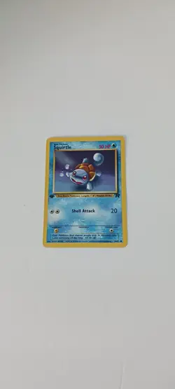 1999 2000 Team Rocket First Edition Squirtle Vintage Pokemon Card NM Condition - Image 5