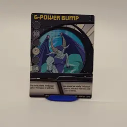 G-Power Bump Bakugan Battle Brawlers Card *GOOD CONDITION* - Image 1