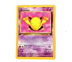 Team Rocket First Edition Drowzee Vintage Pokemon Card NM Condition Un Played - Image 1
