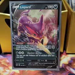 Liepard V 104/198 - Chilling Reign - Ultra Rare Holo Pokemon Card Near Mint - Image 1