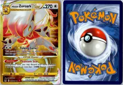Pokemon Card - Hisuian Zoroark VSTAR 213/196 Lost Origin Secret Rare Near Mint - Image 3