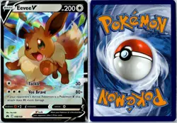Pokemon Card - Eevee V 108/159 Crown Zenith V Rare Holo Near Mint - Image 3