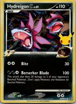 Hydreigon C lv.61 Holo Promo SWSH: Sword & Shield Promo Cards SWSH138 NM - Image 1
