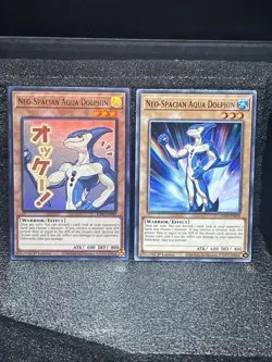 Neo-Spacian Aqua Dolphin 2 Card Lot RA05-EN088 & Led6-EN018 - Image 1