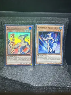 Neo-Spacian Aqua Dolphin 2 Card Lot RA05-EN088 & Led6-EN018 - Image 2