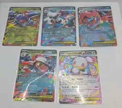 Mega Pokemon TCG Lot 5 Cards Promo Ascended Heroes Phantasmal Flames Feraligatr - Image 1