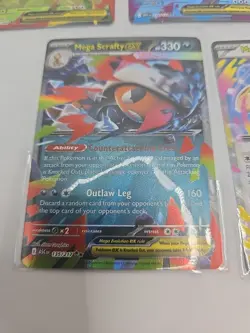 Mega Pokemon TCG Lot 5 Cards Promo Ascended Heroes Phantasmal Flames Feraligatr - Image 4