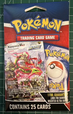 Pokemon Rayquaza VMAX 25 Card Pack Guaranteed Foil Ultra Rare Mystery Sealed - Image 1