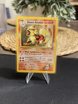 Pokemon TCG Blaine's Arcanine 1/132 Gym Challenge Holo NM - Image 1