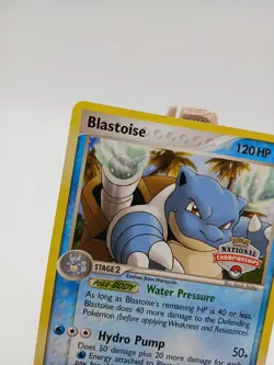 Blastoise 14/100 National Championship Crystal Guardians Regular Rare LP Pokemon - Image 2