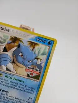 Blastoise 14/100 National Championship Crystal Guardians Regular Rare LP Pokemon - Image 5