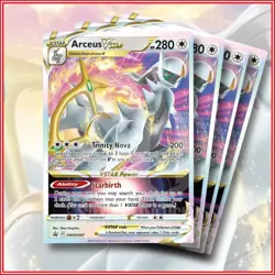 Pokemon TCG: Arceus VSTAR SWSH307 Promo Set of 4 - Image 1