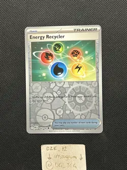 Pokemon Destined Rivals - Energy Recycler - 164/182 - Reverse Holo - M/NM - Image 1