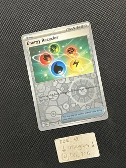 Pokemon Destined Rivals - Energy Recycler - 164/182 - Reverse Holo - M/NM - Image 3