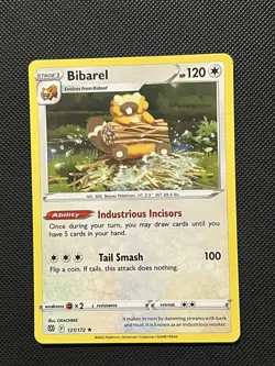 Pokemon Brilliant Stars - Bibarel - 121/172 - Holo Rare - M/NM - Image 2