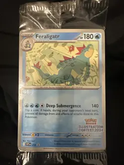 Pokemon Illustration Contest 2024 SEALED - Feraligatr, Pikachu, Toxtricity ex - Image 2