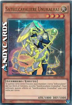 SATELLCAVALIERE UNUKALHAI (Satellarknight Unukalhai) Super R • AP07 IT005 YUGIOH - Image 1