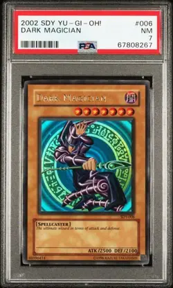 2002 Yu-Gi-Oh! Yugi Starter Deck Dark Magician #006 PSA 7 - Image 1
