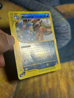 Azumarill 4/147 Reverse Holo Rare E Reader Series Aquapolis Card Pokemon MP - Image 4