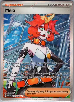 Mela 236/182 Full Art Trainer - Paradox Rift - Pokemon Card - NM - Image 1