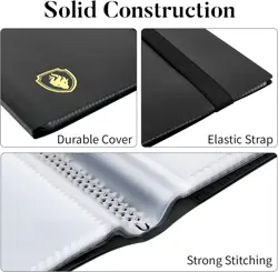 Card Binder 9 Pocket, Fabmaker 396 Pockets Trading Card Binder, Premium Collecto - Image 2