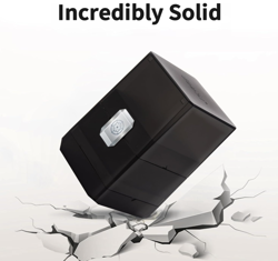 Deck Card Box for MTG & TCG, 100+ Deck Case, Dice Storage, Black - Image 3