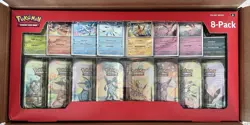 Pokemon Prismatic Evolutions Costco 8 Mini-Tin Bundle w Promo Cards Lot Of 2 - Image 1