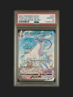 Chilling Reign Calyrex PSA 10 SIR Pokemon Card - Image 1